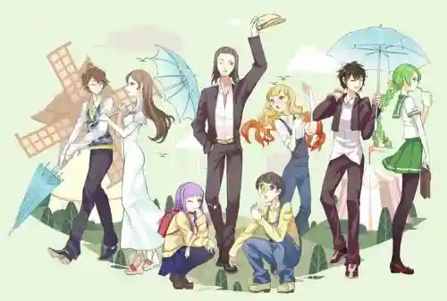萌系阵容插图