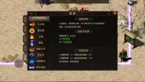 热血传奇法师金针技能
