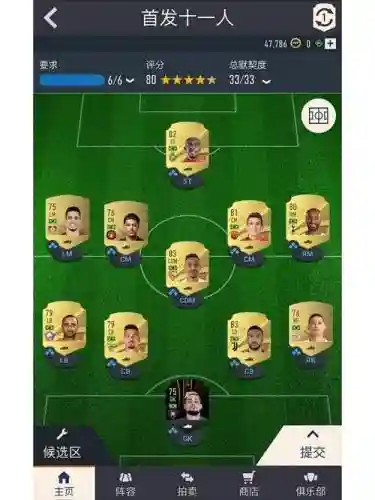 fifa最难阵容