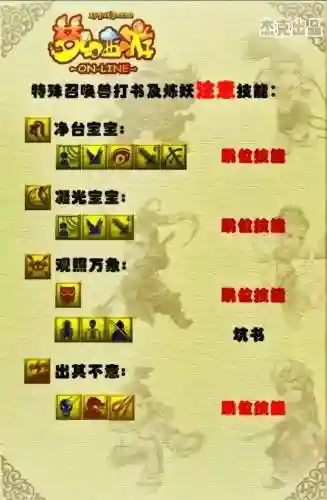 梦幻手游技能顺序