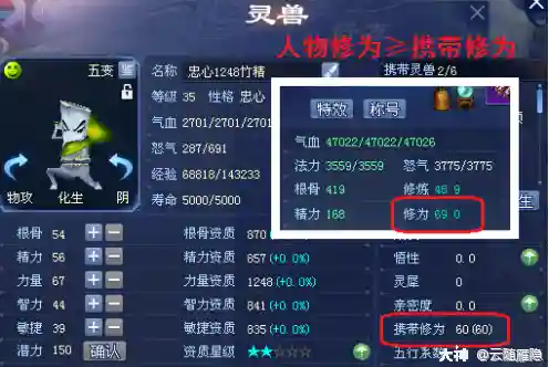 倩女打灵兽技能格子_1