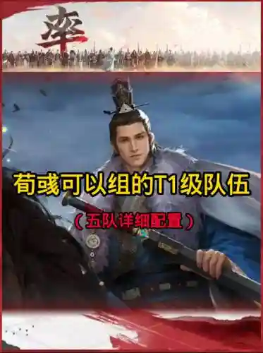率土之滨荀彧关羽搭配阵容