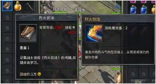 烈火技能用什么顶书插图
