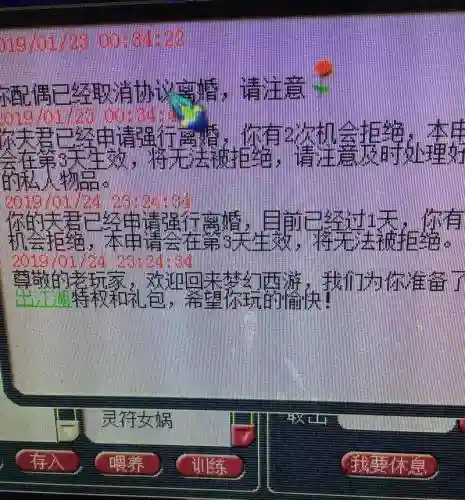 梦幻西游怎么强行离婚插图