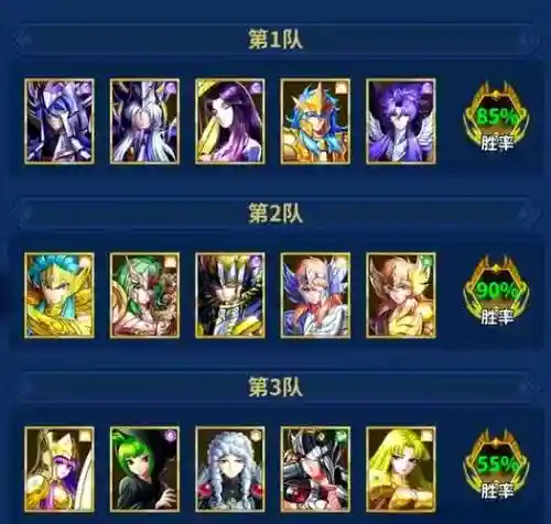 神星矢阵容搭配插图1