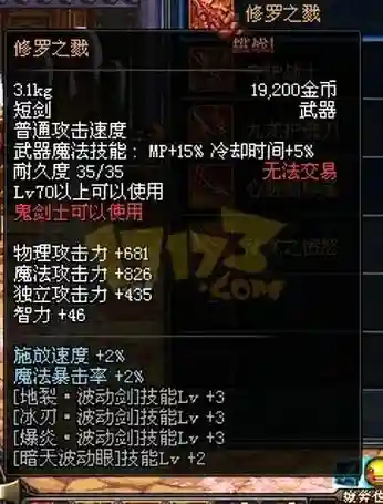 地下城与勇士70ss武器插图1