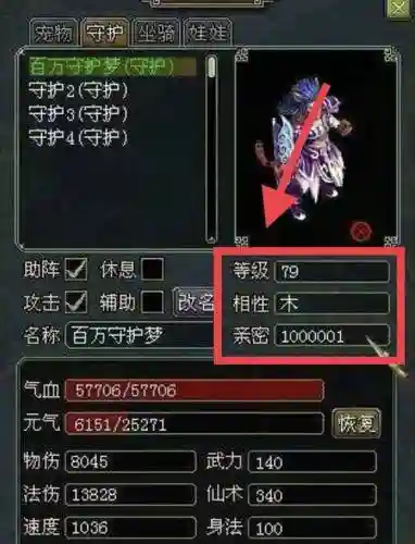 问道设置守护技能插图