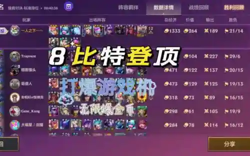 比特推荐阵容