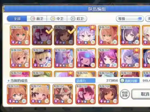 公主队阵容搭配