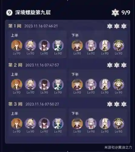 深渊螺旋阵容