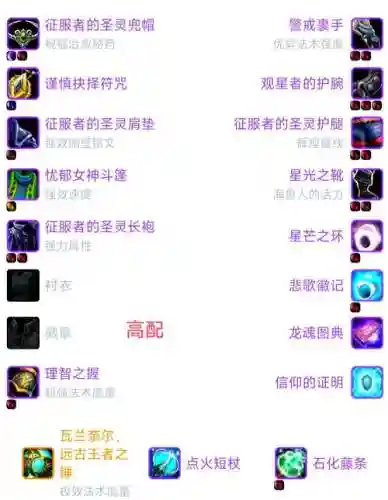 6.2戒律牧师毕业装备选择插图