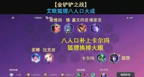 狐狸城阵容