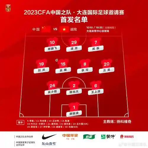 国足小组阵容
