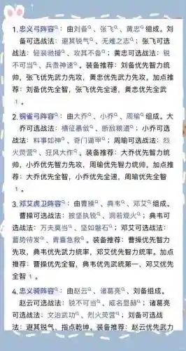 职业阵容攻略
