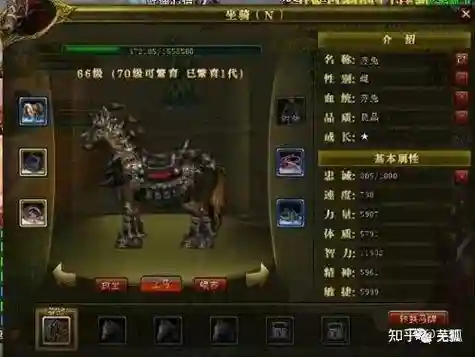 御龙在天马匹技能插图