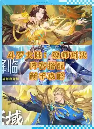 斗罗大陆魂师武将搭配阵容插图