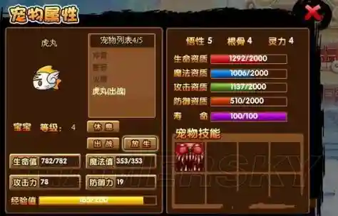 造梦西游3虎丸的技能搭配_2插图