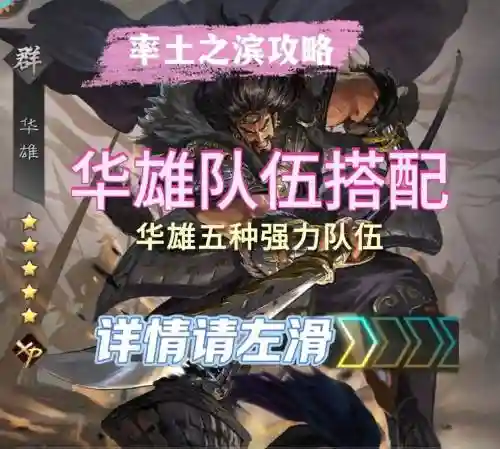 华雄的阵容搭配_1插图