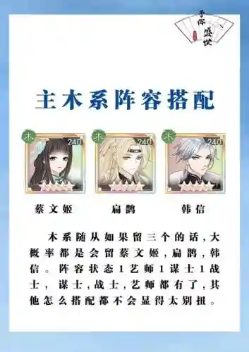 木队阵容搭配插图