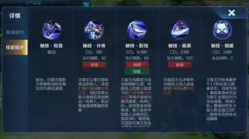 兰陵王出门带什么技能插图