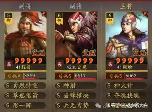 三国志刘备周瑜搭配阵容插图1