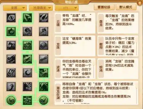 梦幻西游手游龙宫奇经八脉顺序插图