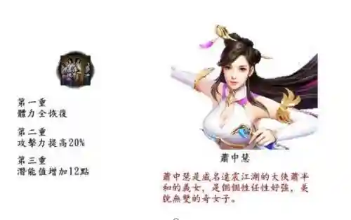 金庸群侠传5触发萧中慧攻略_1插图