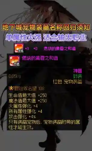 dnf宠物粉装备大全_1插图