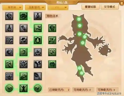 梦幻西游j经脉，梦幻 经脉插图