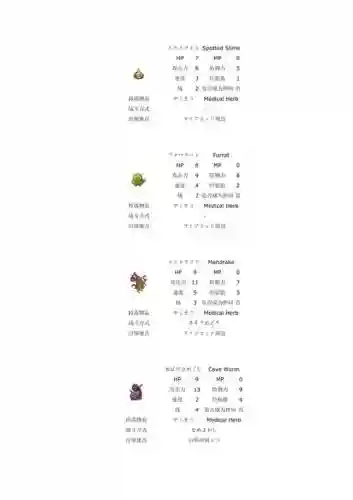 勇者斗恶龙x快速技能点，勇者斗恶龙x怪物图鉴插图