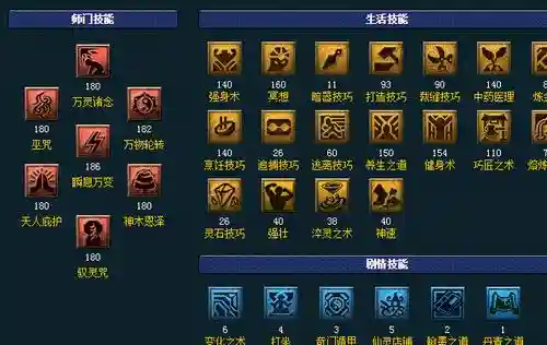方寸山转神木林的技能转变，梦幻西游方寸转神木技能对应