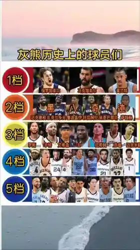 灰熊队2018年阵容搭配，灰熊2017阵容
