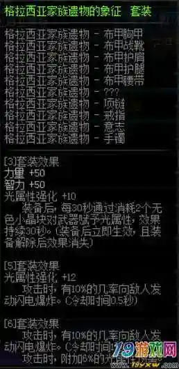 格拉西亚武器有套装，格拉西亚家族套装做那几个部位好一点插图