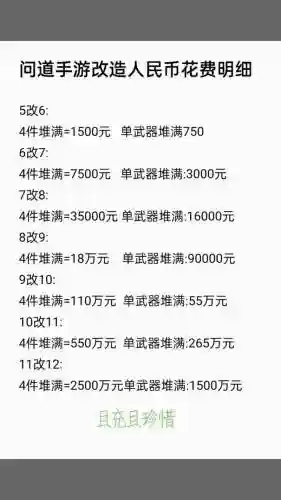 问道多多改十装备图，问道多多改10花了多少钱