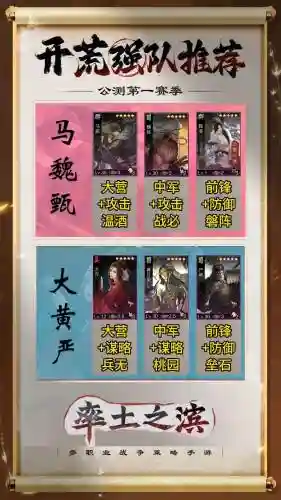 率土之滨法师开荒阵容搭配,率土法师战法排行插图 率土之滨法师开荒阵容搭配,率土法师战法排行插图