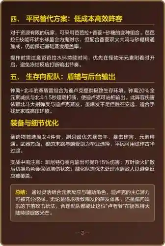 迪卢克阵容搭配，迪卢克阵容2021插图1