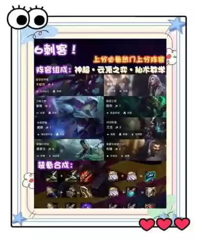 6刺客阵容搭配云顶，云顶刺客6刺客出装插图